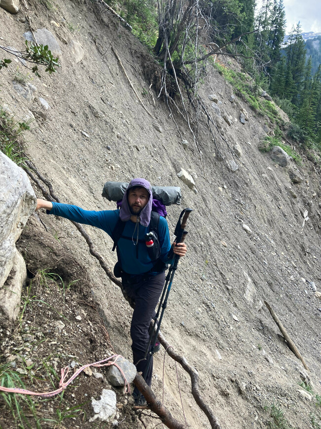 Hiking up Owen Creek
